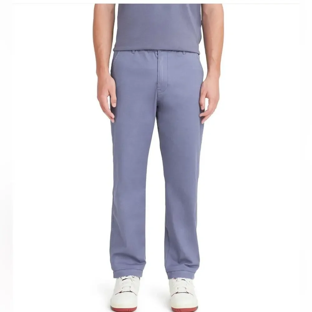 NWT Levis XXX Chino EZ-Waist Tapered Legs Pants Blue Stretch Pockets XXL $70